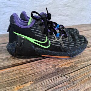 Nike LeBron Witness 6 basketball shoes kids sizes 1.5Y black purple green